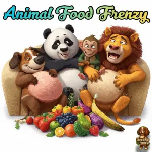 Animal Food Frenzy Competition with Lucky Pup Prizes